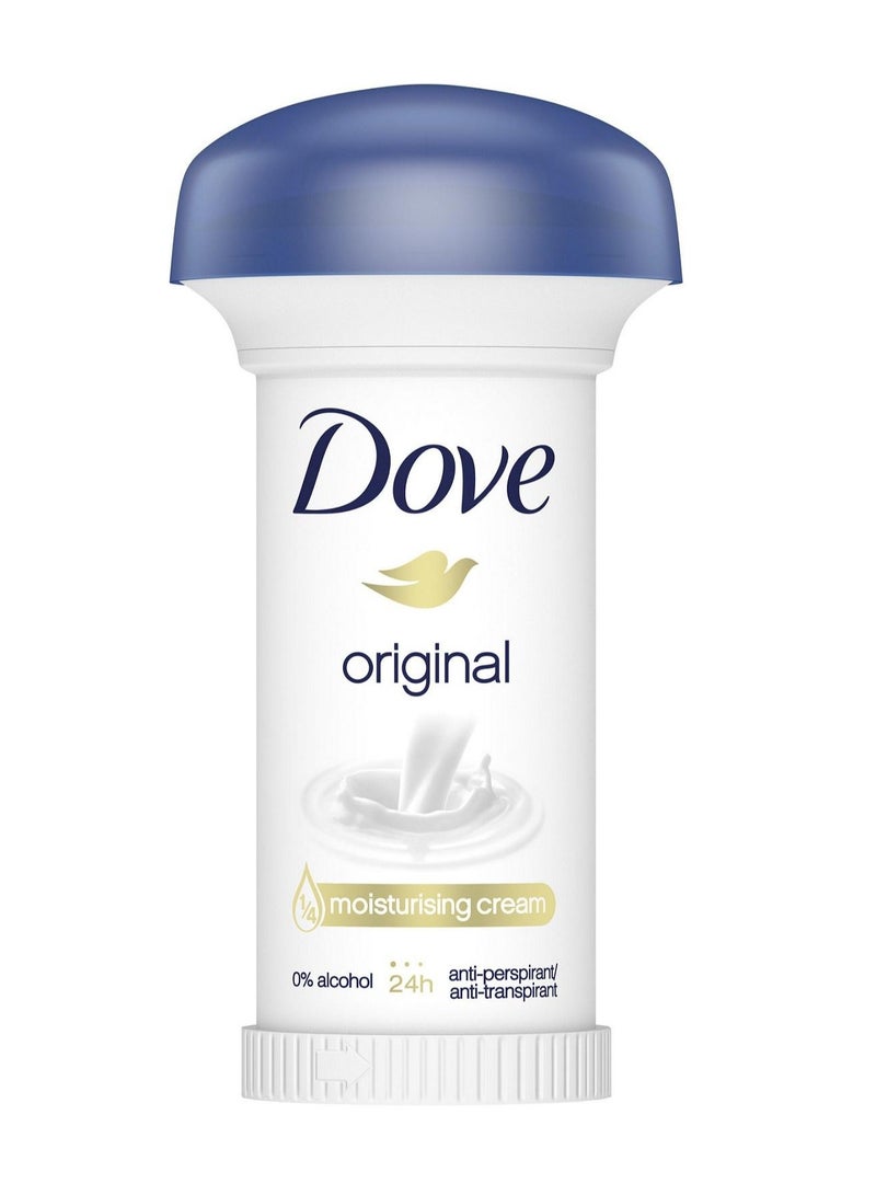 Dove Original Deodorant Cream 50ml - Image 1