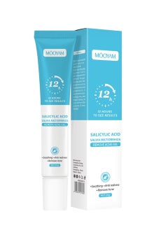 MOOYAM Salicylic Acid Acne Gel 12H Results Soothing Acti Redness Acne Cream Repair Damaged Skin Oil Control Tighten Pores Moisturizing Hydrating Acne Treatment Cream 20g  - Image 1