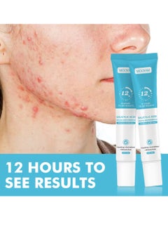 MOOYAM Salicylic Acid Acne Gel 12H Results Soothing Acti Redness Acne Cream Repair Damaged Skin Oil Control Tighten Pores Moisturizing Hydrating Acne Treatment Cream 20g  - Image 2