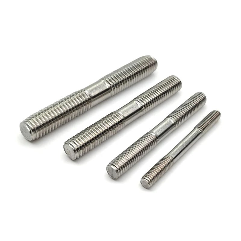 M4x55 10pcs 304 A2 Stainless Steel Double Ended Threaded Rods Headless Stud Bolts - Image 5