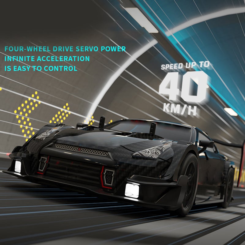 Remote Control Car Racing Drifting Car 40km/h 4WD High Speed Racing Car Kids Gift RTR with 2 Battery - Image 2