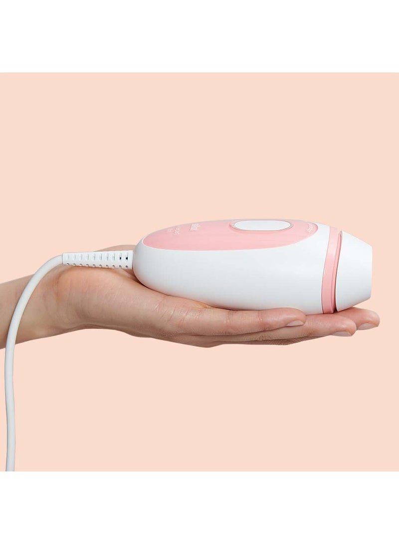 براون آلة إزالة الشعر سيلك إكسبيرت ميني PL1014 بتقنية IPL مع ماكينة حلاقة فينوس سموذ وحقيبة صغيرة مناسبة للسفر أبيض 23.3 x 10.2 x 19.1سم - Image 4