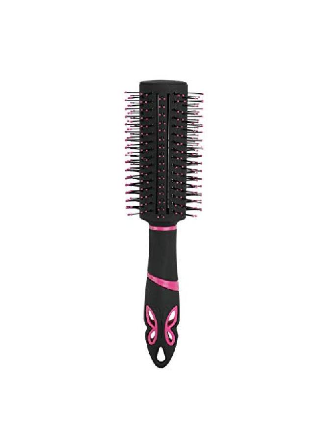 AGARO Delight Round Hair Brush For Adding Quick Curls And Column In The Hair Pink - Image 2