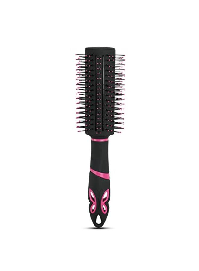 AGARO Delight Round Hair Brush For Adding Quick Curls And Column In The Hair Pink - Image 1