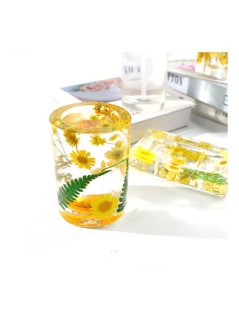 KASTWAVE Resin Moulds Silicone, 2pcs Silicone Epoxy Resin Moulds DIY Dispenser Bottle Resin Pen Holder Molds for Resin Casting Shampoo Shower Gel Perfume Bottle Cosmetic Bottle Epoxy Resin Moulds  - Image 4