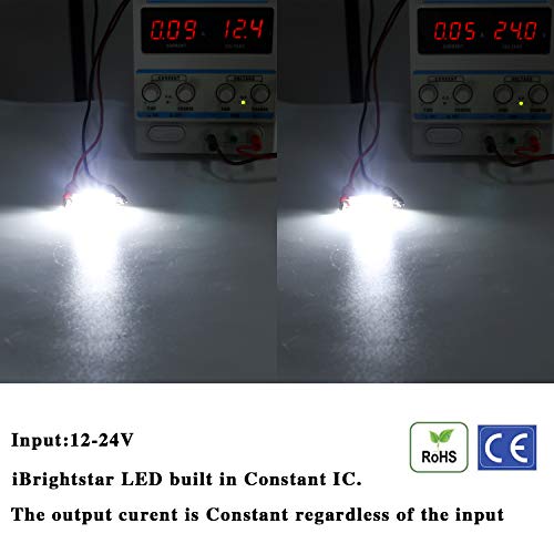 iBrightstar 9-30V Extremely Bright 561 562 567 564 Festoon Error Free 1.73" 44mm LED Bulbs for Interior Map Dome Luggage Compartment Lights, White - Image 4