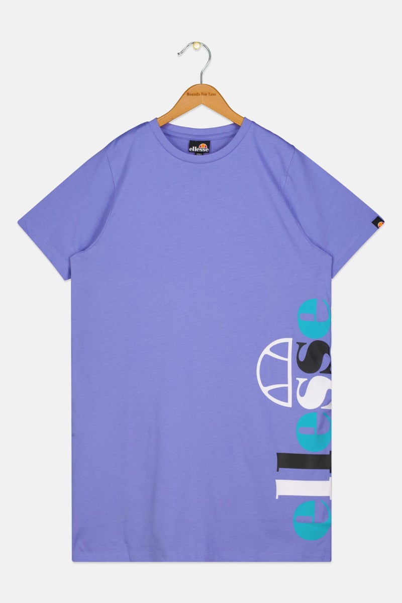 Ellesse Kids Girl Sportswear Fit Short Sleeve Outdoor Dress, Purple - Image 1