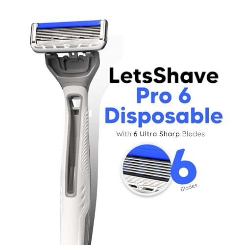 LetsShave Pro 6 Portable Razor for Men (Pack of 2) – World's 1st 6-Blade Travel Shaving Set | Precision Grooming for Daily Use - Image 2