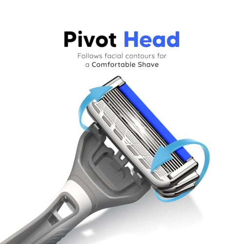 LetsShave Pro 6 Portable Razor for Men (Pack of 2) – World's 1st 6-Blade Travel Shaving Set | Precision Grooming for Daily Use - Image 4
