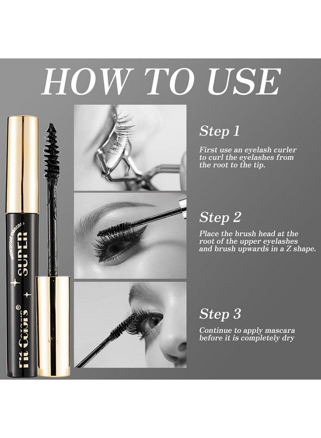 RoseFlower Colored Mascara Sets, 12 Colors Waterproof Colorful Mascara Gift Set, Red Pink Purple Blue White Black Colorful Mascara Charming Long Lasting Voluminous Mascara for Eyelash Eye Makeup - Image 5