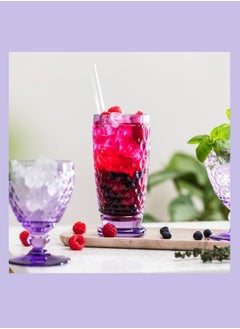 Villeroy & Boch 4 Pieces Boston Lavender Highball tumbler Sets  - Image 3