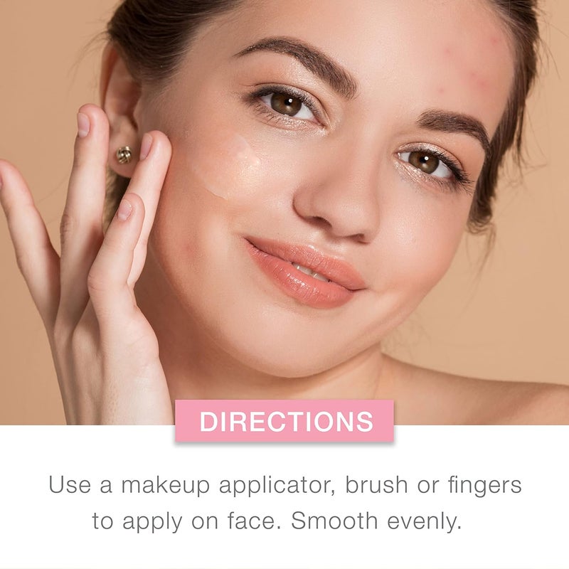 Neutrogena Neutrogena SkinClearing OilFree Acne and Blemish Fighting Liquid Foundation with5 Salicylic Acid Acne Medicine Shine Controlling Makeup for Acne Prone Skin 40 Nude 1 fl oz - Image 5
