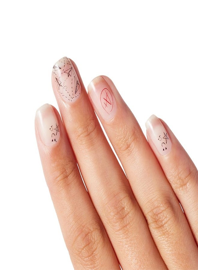 Color Street 'Rule Breaker' Clear Overlay Design (FDL091) - Nail Polish Strips Back To School 2023 - Image 3