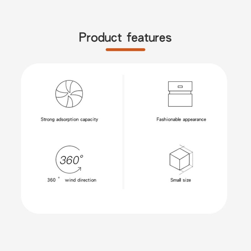 Mini Vacuum Cleaner: 2-Inch Compact Size, Portable Long-Lasting Battery Operation - Versatile High Suction Low Noise Desktop Vacuum Cleaner for Home Office, Students and Elderly - Image 5