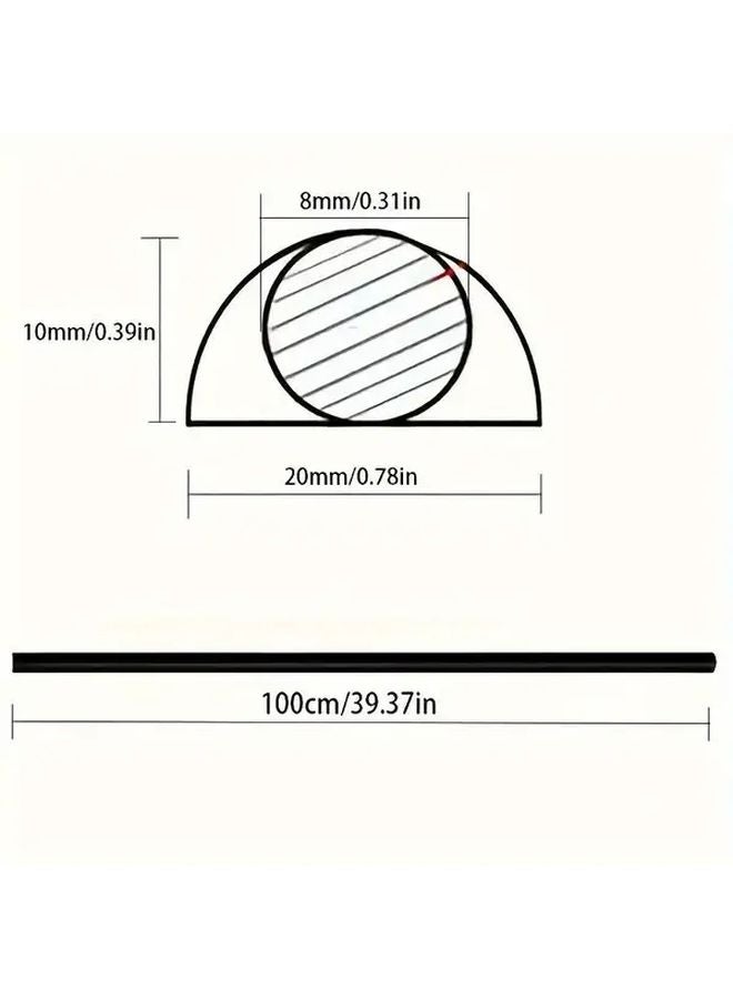 1 Meter Long 20mm Wide White Self Adhesive Cord Cover Wall Cable Management System - Image 5