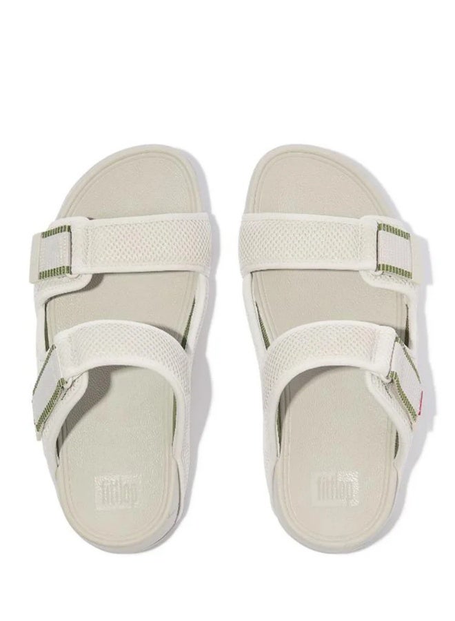 فيت فلوب 049-872 Fitflop Mens Sandals Gogh Moc Adjustible Water-Resistant  E7H-D12 Grey - Image 4