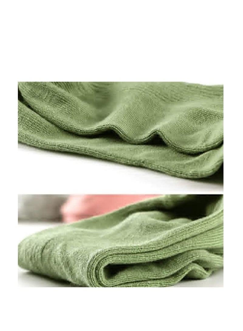 SYOSI Womens Ankle Casual Socks, Ruffle Turn-Cuff Casual Ankle Socks Summer Cotton Knit Lettuce Low Cut/ Crew / Dress Colorful Sock 6 Pack  - Image 5
