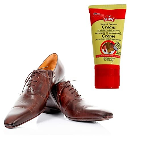 Kiwi No Buff Shine & Nourish Cream Shoe Polish, 1.7 Ounce, Neutral - Image 2
