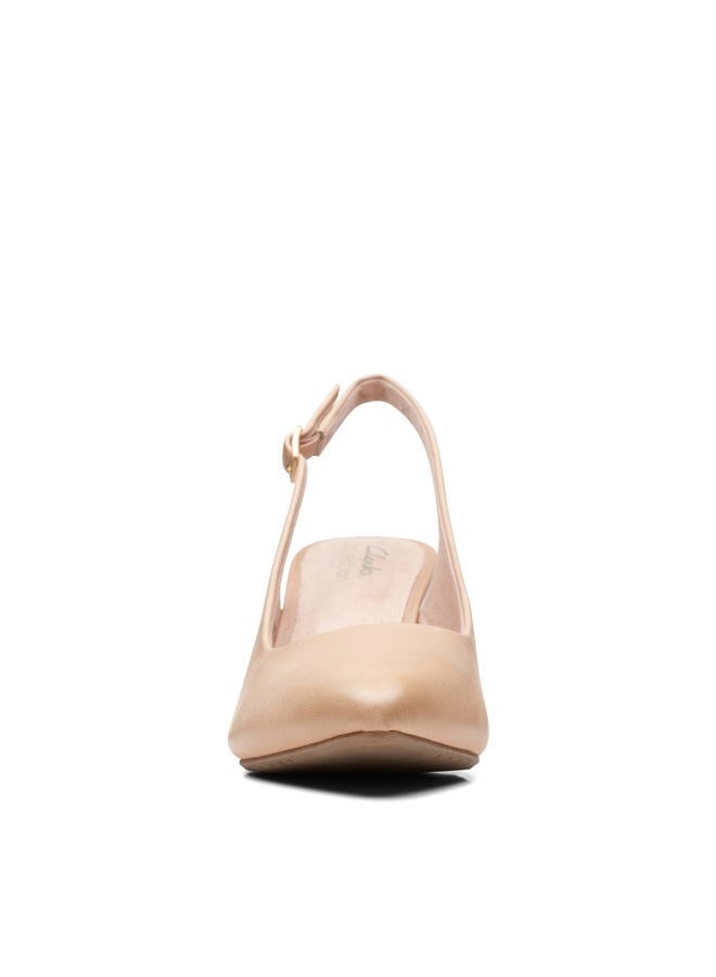 clarks Women's Kataleyna Step Pump, Warm Beige Leather, 7.5 - Image 4
