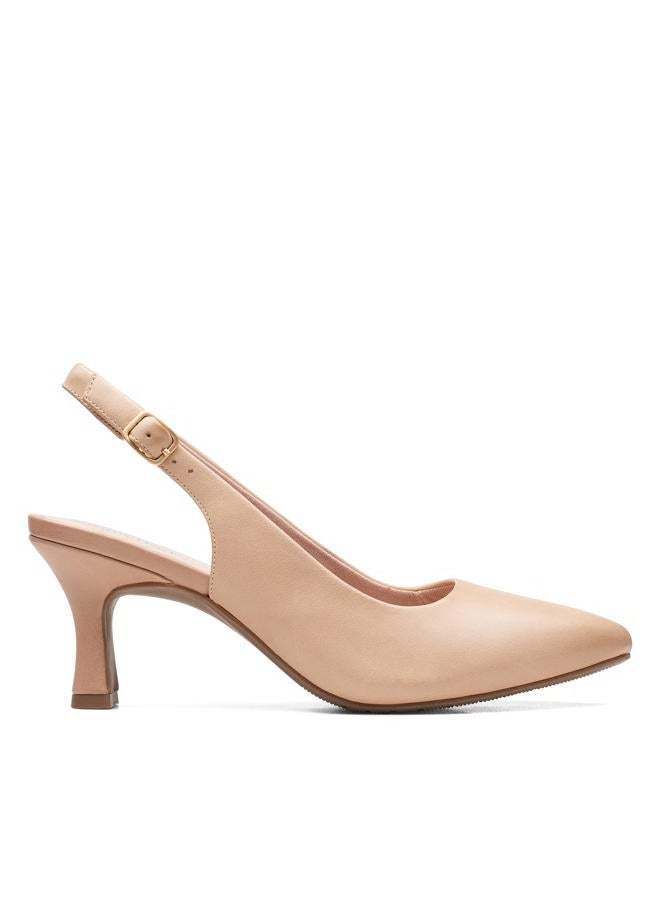 clarks Women's Kataleyna Step Pump, Warm Beige Leather, 7.5 - Image 2