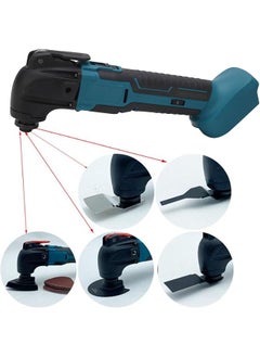 erorex Oscillating Multi Tool Kit 6000‑20000Rpm W 6 Speeds Oscillating Power Tools Battery Operated Abs Construction Adjustable Swing Angle Saw Accessories For Cutting Sanding  - Image 3