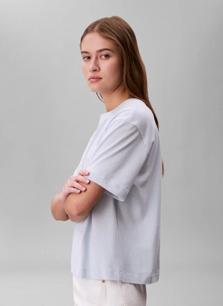 Calvin Klein Jeans  Casual Boxy Graphic T-Shirt for Women | Best Price UAE