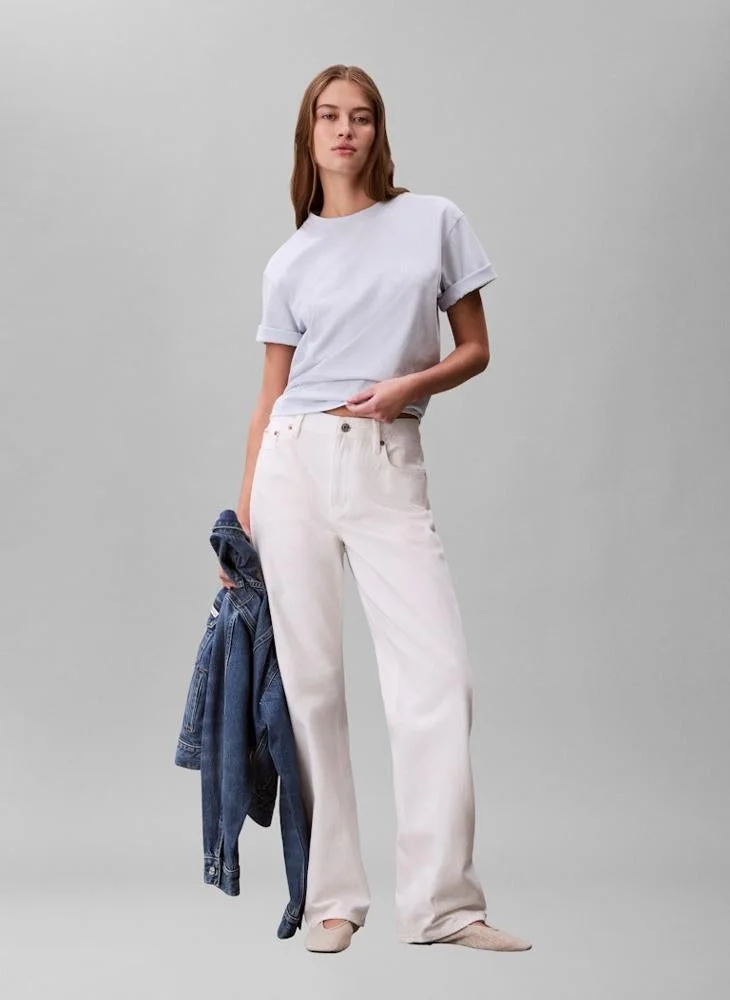 Calvin Klein Jeans  Casual Boxy Graphic T-Shirt for Women | Best Price UAE
