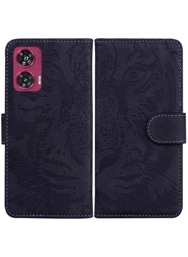 S-TOP Case For Motorola Edge 50 Fusion Tiger Embossing Pattern Leather Phone Case - Image 1