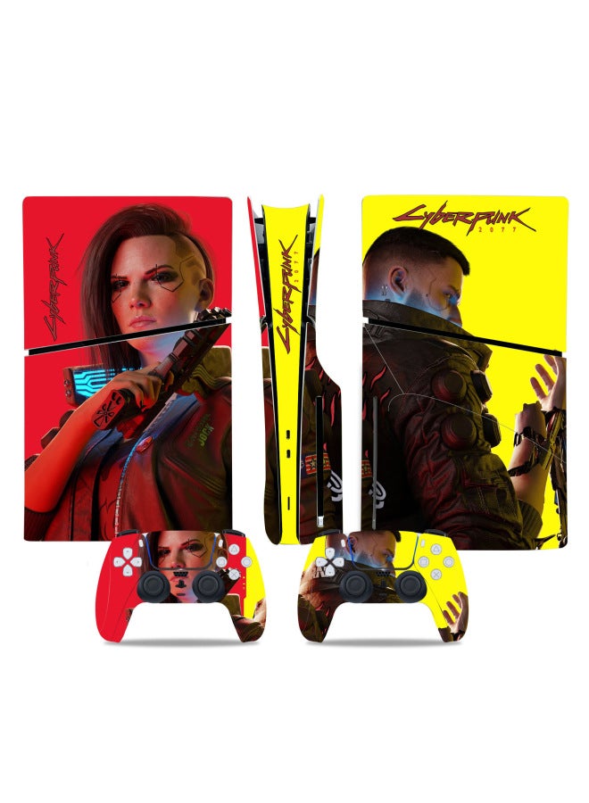 Loquat PS5 Slim Game Machine Full Body Stickers Full Body Film Handle Stickers Japanese Anime Character Stickers-Color:TN-P5SDisc-0598 - Image 2