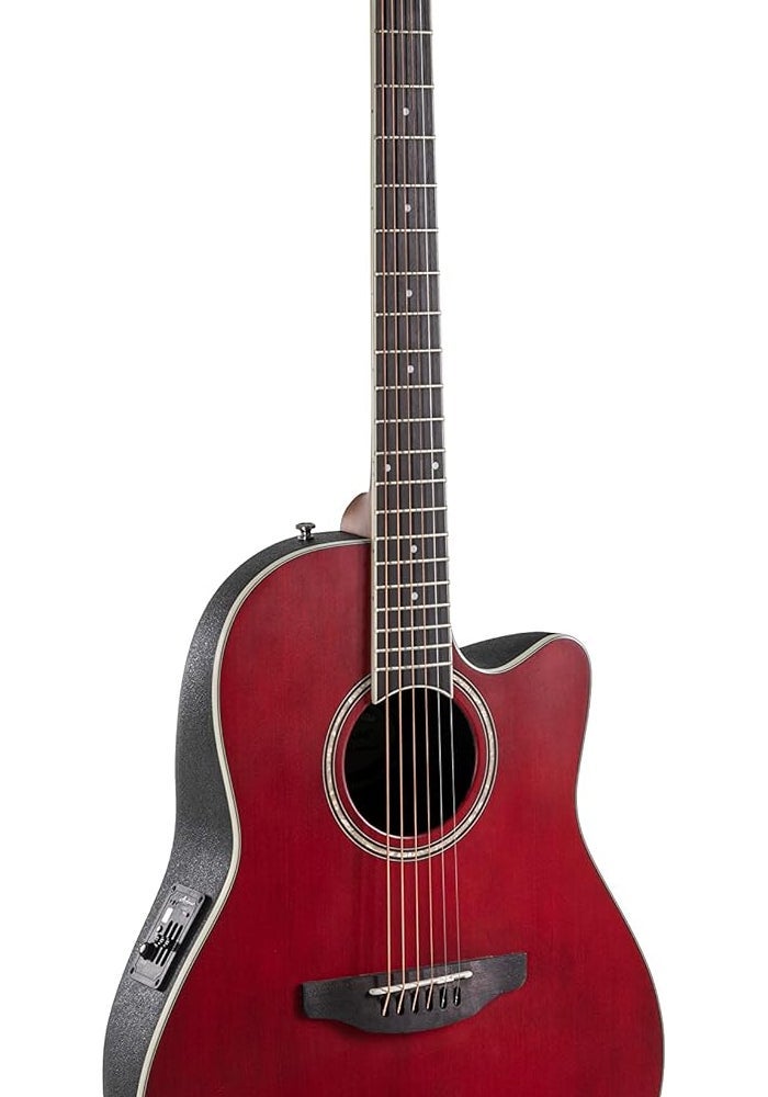 Applause جيتار كهربائي صوتي أبلاوز AB24-2S لون أحمر روبي ساتان - Image 1