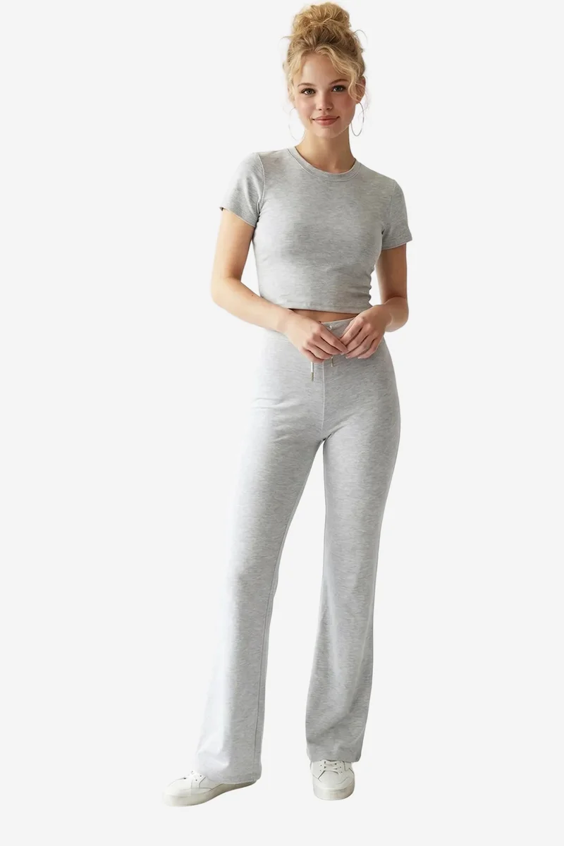ميكسراي MIXRAY Cotton-Blend Two-Piece Coord Set