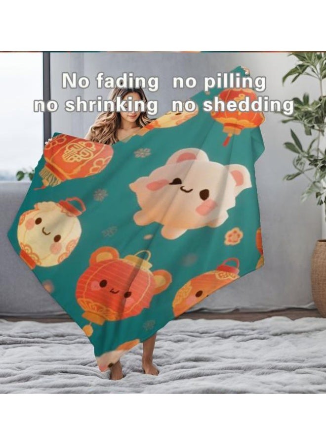 general Baby and children's cartoon flannel thin blanket (warm and comfortable, suitable for sleep, game use) 70cm*100cm - Image 4