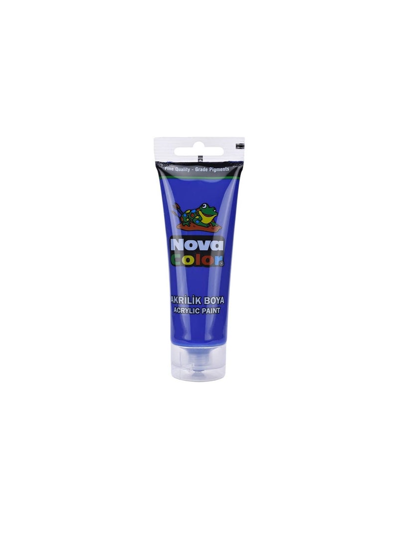 Nova Color Nova Turkish Acrylic Color Tube 75mm Blue NC-257 