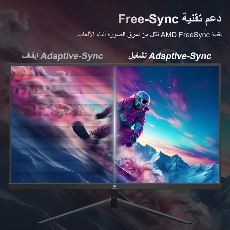 Z Z-Edge شاشة ألعاب Z-Edge مقاس 24.5 بوصة 300 هرتز 280 هرتز 240 هرتز، UG25S FHD 1080p، MPRT فائق السرعة 1 مللي ثانية، شاشة ألعاب IPS، شاشة كمبيوتر، 16.7 مليون لون، DP x2، HDMI x2 - Image 4
