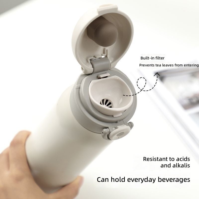 FUGUANG Vacuum Insulated Cup for Men and Women, Food-Grade 316L Stainless Steel, with Pop-Up Lid - Image 4