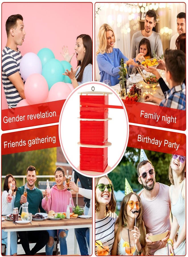 WinnerWhy بينياتا دوارة قابلة لإعادة الاستخدام من WinnerWhy مع خيط سحب، مثالية لحفلات أعياد الميلاد والكريسماس والهالوين، مناسبة للبالغين. - Image 5