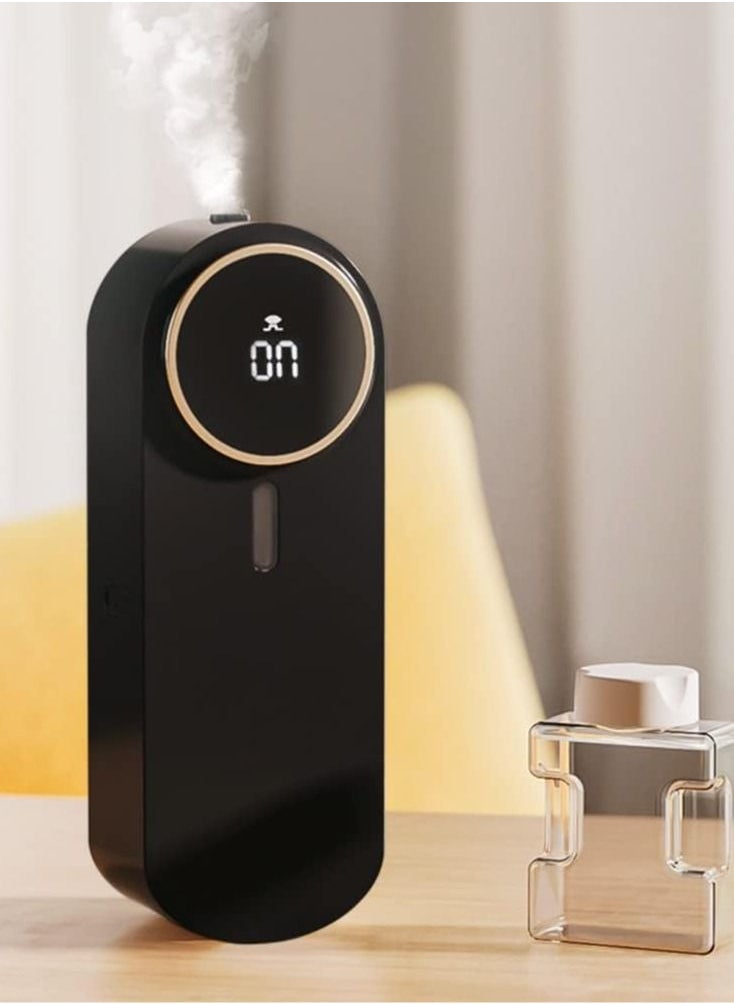 Generic - Aroma Diffuser, Silent Portable Essential Oil Humidifier, Ultrasonic Humidifier, Aromatherapy Oil Diffuser with 5 Speed Adjustment, Atomization, Home Indoor Aroma Diffuser (Black) - Image 1