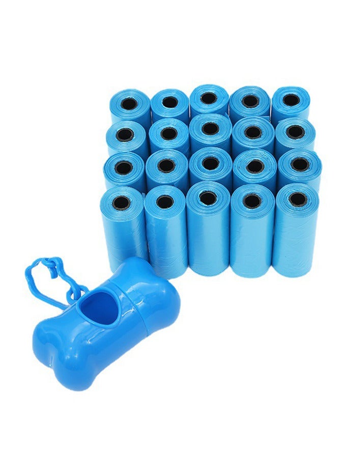 Disposable Dispenser Bag And 20 Refill Set, Blue 