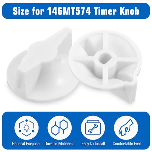 LLOUSSAK 6Pcs Timer Knob Replacement, Timer Switch Knob Compatible with Intermatic - 146MT574, Timer Switch Parts FD Series Spring Wound Timers Timer Switch for Wall Timer Bathroom Fan Light Compatible - Image 4
