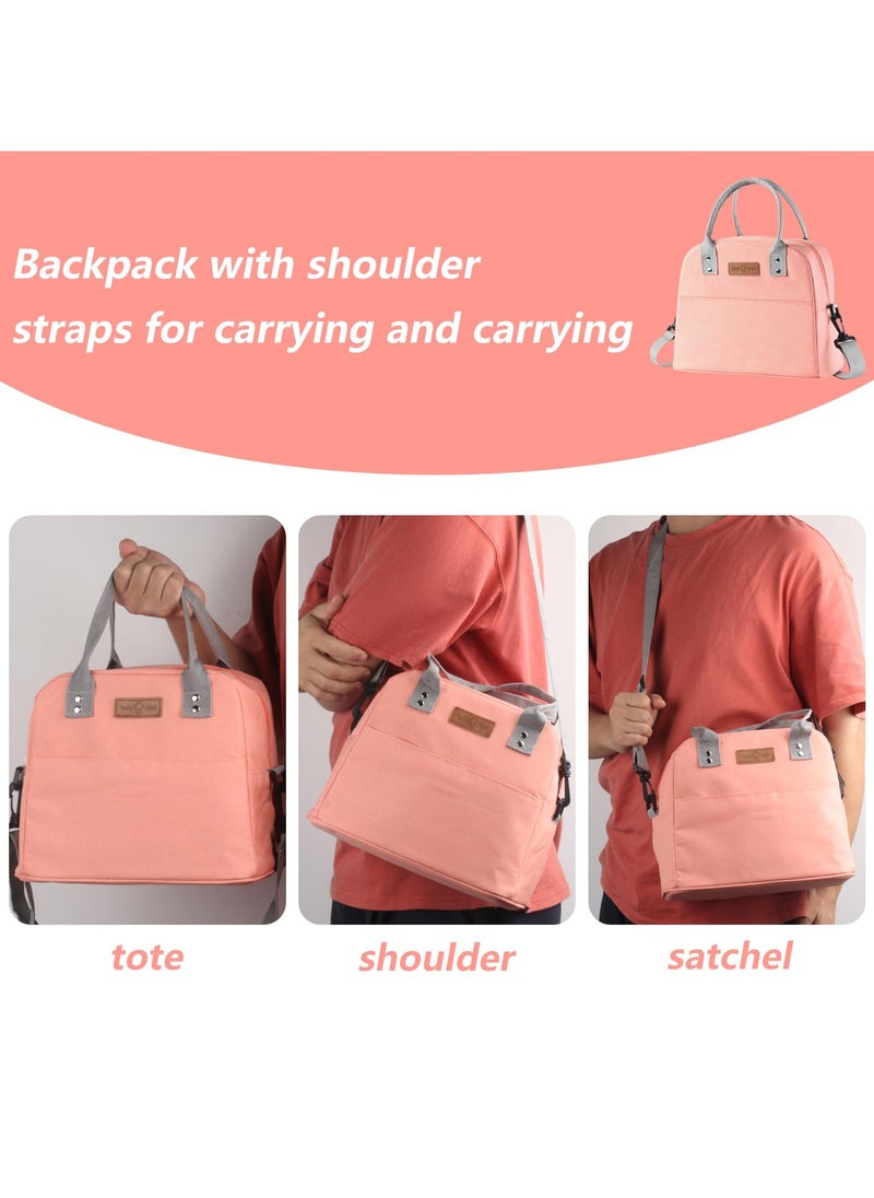 VIO Insulated Waterproof Lunch Bag Thermal Reusable Lunch Bag For Office Work School College Travel Picnic Small Cooler Tote Bag for Men Women Boys Girls Indoor Outdoor  - Image 4
