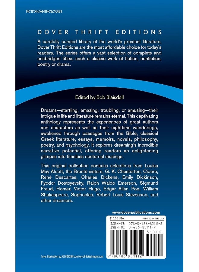 Dreams: A Literary Anthology: William Blake, Charlotte Bronte, Sigmund Freud, Homer, Helen Keller and Others - Image 2