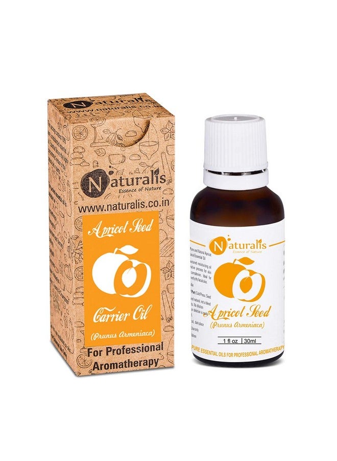 Naturalis Essence Of Nature Cold Pressed Undiluted Apricot Oil For Hair, Face & Body Massage - 30Ml  - Image 2