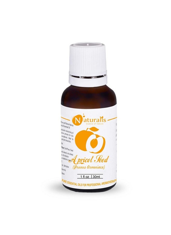 Naturalis Essence Of Nature Cold Pressed Undiluted Apricot Oil For Hair, Face & Body Massage - 30Ml  - Image 1