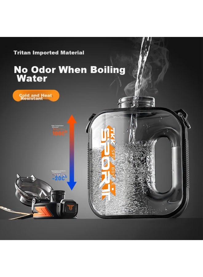 Tkk Dun Duntong Sports Water Bottle, Large Capacity Fitness Water Cup, Men'S High-Temperature Resistant Tritan Water Bottle, Outdoor Cup - Image 2