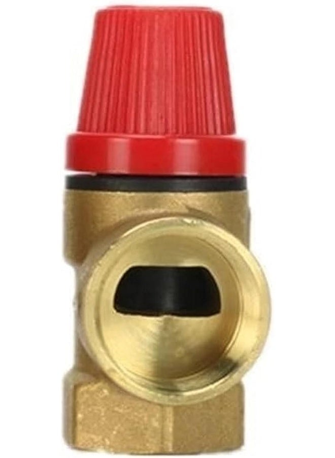 Biella Brass Safety Drain Relief Valve For Water Heater  3/4" (8 Bar) - Image 4
