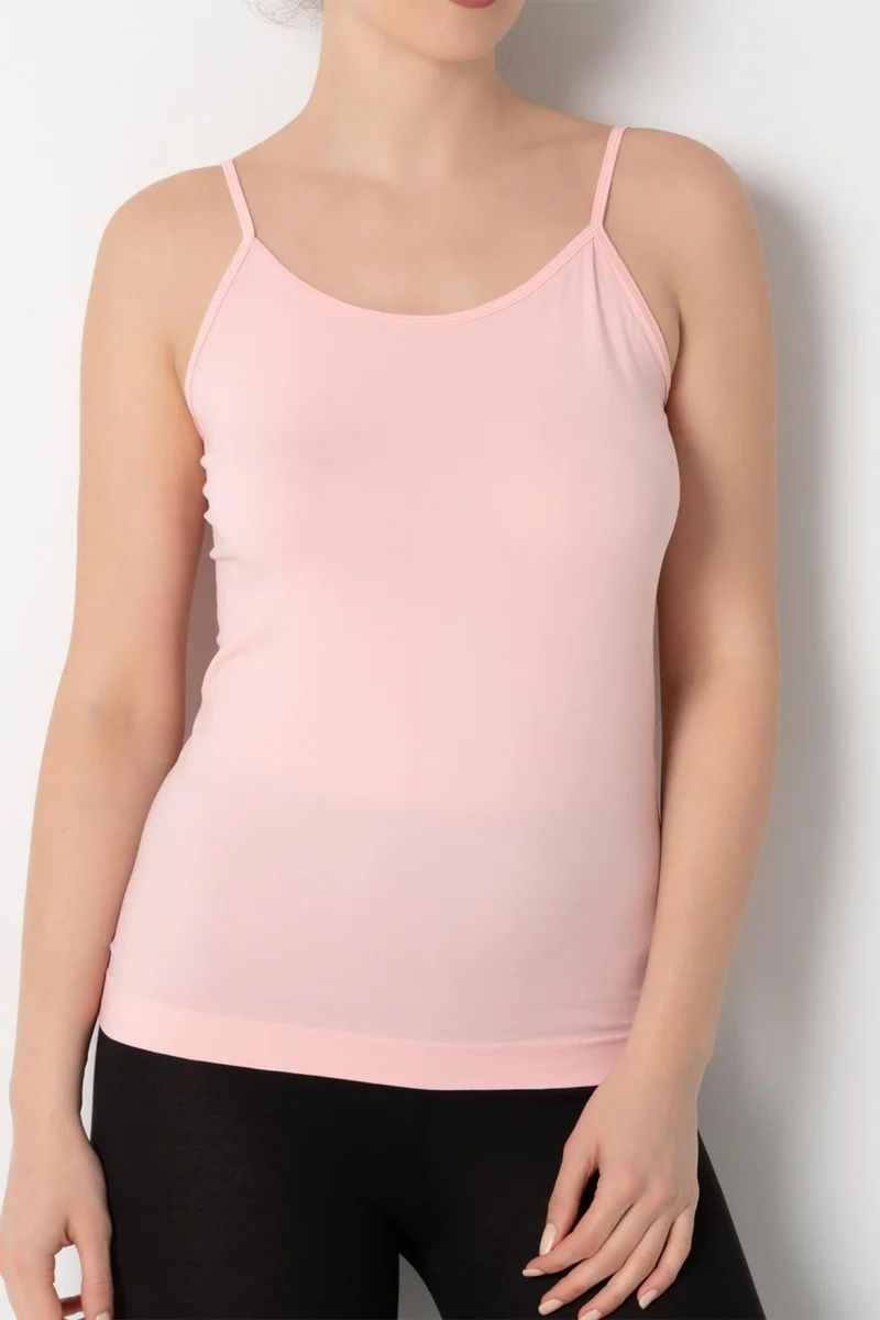 ميور Women's Thin Strap Seamless T-Shirt