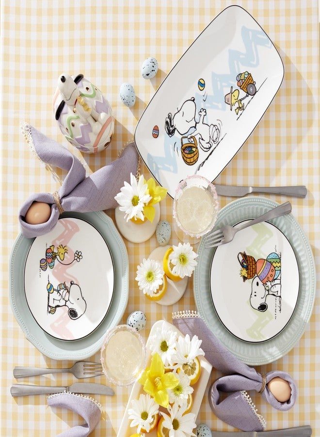 Lenox Peanuts Easter Snoopy Hors D'Oeuvres Tray, 1 Count, Multi - Image 4