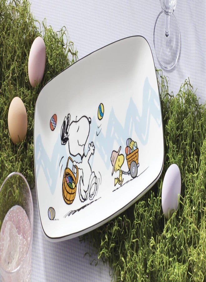 Lenox Peanuts Easter Snoopy Hors D'Oeuvres Tray, 1 Count, Multi - Image 3