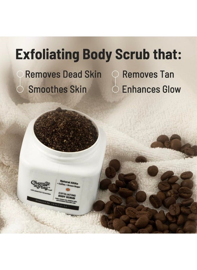 Exfoliating Body Scrub For Removing Tan & Dead Skin Cells + Aha Body Lotion With 5% Natural Aha, Niacinamide, Shea Butter 236Ml - pzsku/Z23EBA341D60C075A7399Z/45/_/1735816967/942db7d6-7d2b-4734-9a0a-47411dcfe855