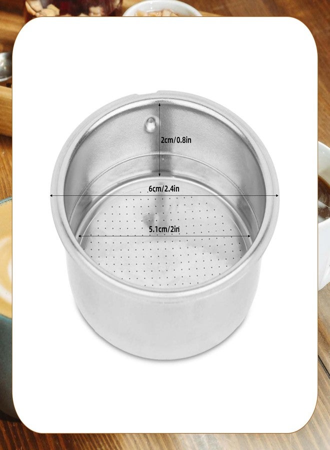 Penitue Espresso Filter Basket, 51mm Stainless Steel Pressurized Coffee Filter Replacement Compatible with CASABREWS 5418 Series Controllers - Image 2